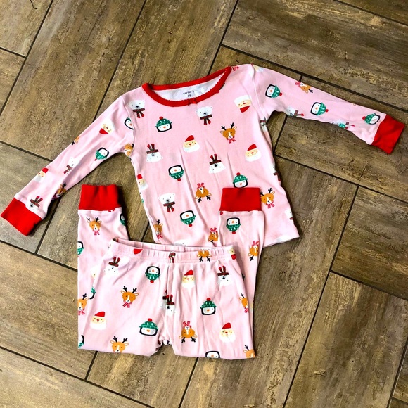 Carter's Other - carter’s 3t girls christmas pajamas set 🎄
